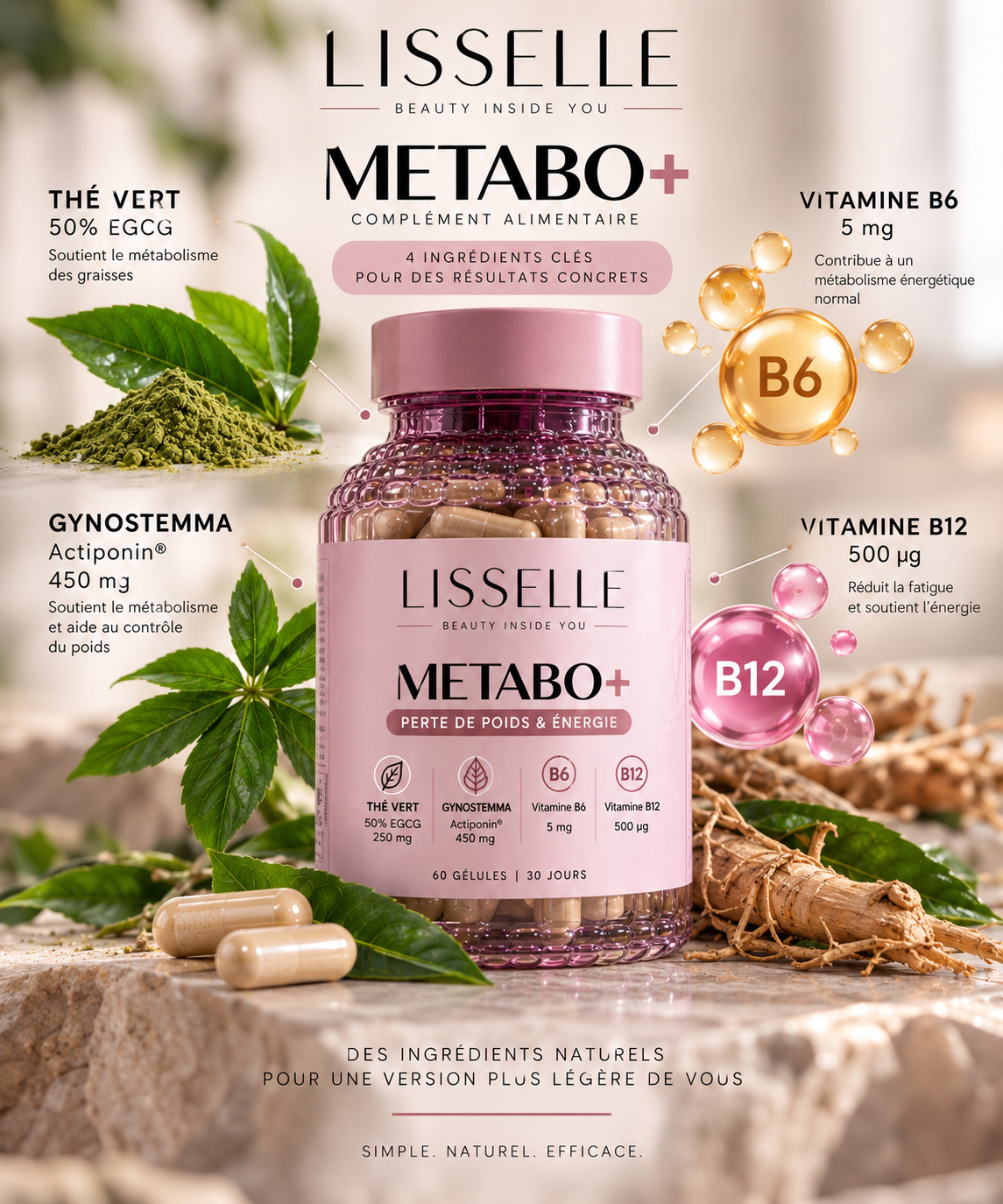 Lisselle METABO+ – Métabolisme, Énergie & Contrôle du Poids